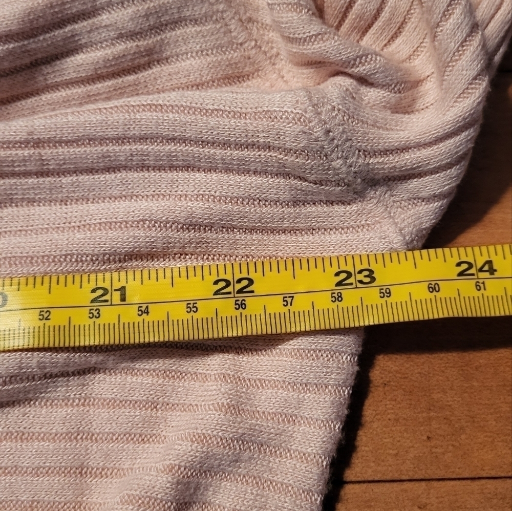 FREE PEOPLE Lovers Split Back Pullover Ribbed Tun… - image 10